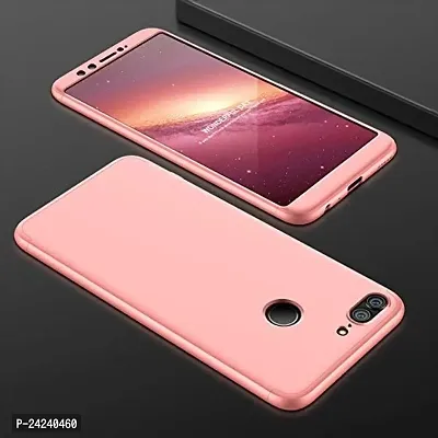 Brain Freezer 3 in 1 Full Front and Back Protection Luxury Ultra Slim Phone Case Cover Compatible with Huawei Honor 8 lite Rose Golden-thumb2