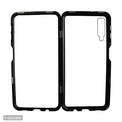 Brain Freezer Bumper Case with Clear Back Hard Panel Protective Case Cover Compatible with Samsung Galaxy A7 Black-thumb2