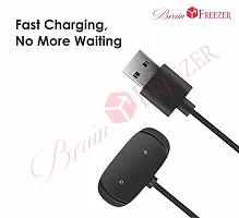 Brain Freezer Magnetic Charger Compatible with Amazfit Bip U Pro/Bip U/ GTR2/ GTR2e/ GTS2/ GTS2e/ GTS2 Mini/Pop/Pop Pro Portable Charger with USB Charge Cable Black-thumb3