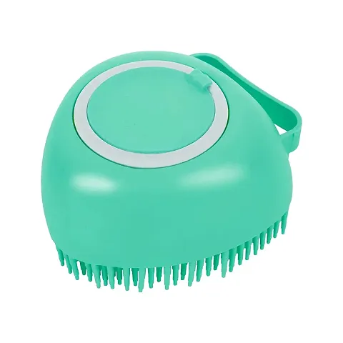 Silicon Square Massage Bath Brush Hair Scalp & Bathing Brush For Cleaning Body Scrubber Shampoo Dispenser Bathing Tool | Brushes, Men & Women