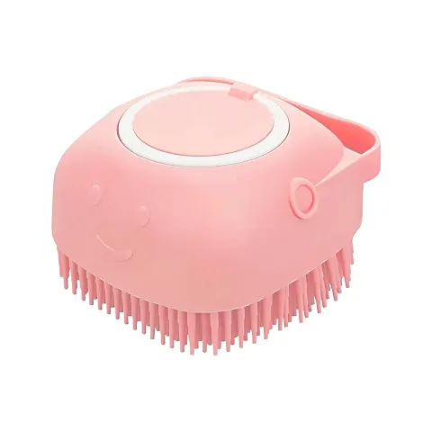 Silicon Square Massage Bath Brush Hair Scalp & Bathing Brush For Cleaning Body Scrubber Shampoo Dispenser Bathing Tool | Brushes, Men & Women