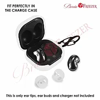 Brain Freezer Pack of 10 (Pcs) Silicone Ear Tips, Non-Slip Sound Leakproof Earbuds Accessories Case Compatible with Samsung Galaxy Buds Live White-thumb2