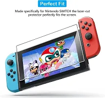 Brain Freezer Pack Of 3 Tempered Glass Screen Protector Compatible With Nintendo Switch 2017 - Full Screen Coverage  Easy Installation Kit Clear-thumb2