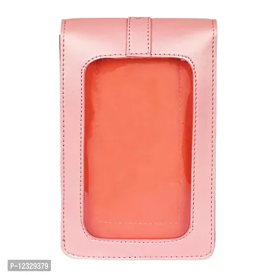 Stylish Peach PU Solid Sling Bags For Women-thumb3