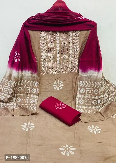 Fancy Cotton Unstitched Dress Material For Women