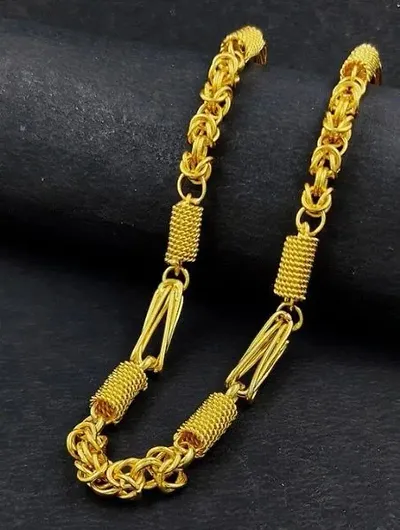 Alluring Brass Golden Chain For Men