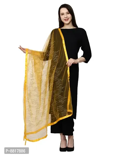 Classic Net Sequined Dupattas for Women-thumb2