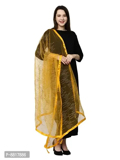 Classic Net Sequined Dupattas for Women-thumb3