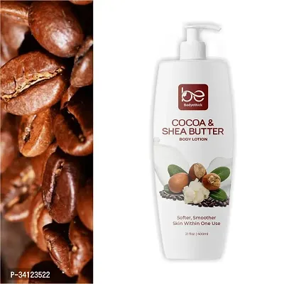 Natural and Skin Care Cocoa and Shea Butter  Body Lotion for All Skin Types (400ml)-thumb0