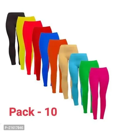 Combo 10 Legging Women Mlticolour/Girl Legging Pack Of 10