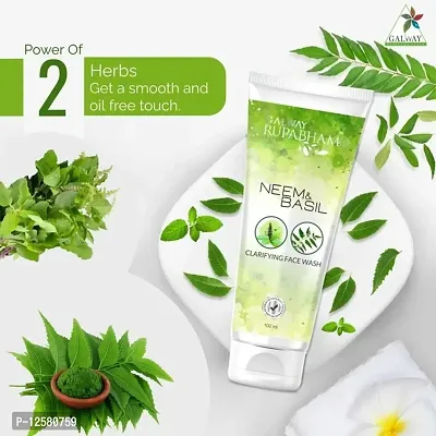 Galway Neem And Basil Face Wash 100g-thumb0