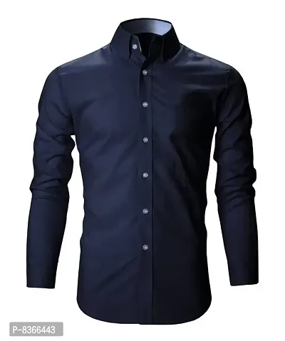 Blue dove Men's Cotton Casual Shirt Full Sleeves