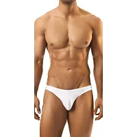 flirty touch Free Size Black Brief Mens Lingerie - ML-07001 (Free Size, White)-thumb1