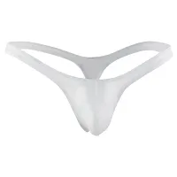 flirty touch Free Size Black Thong Mens Lingerie - ML-07002 (Small, White)-thumb3