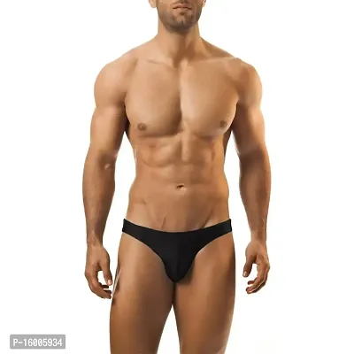 flirty touch Free Size Black Brief Mens Lingerie - ML-07001 (Free Size, Black)-thumb3