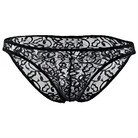 flirty touch Free Size Black Brief Mens Lingerie - ML-07011-thumb2