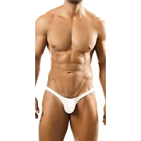 flirty touch Free Size Black Thong Mens Lingerie - ML-07002 (Free Size, White)-thumb2