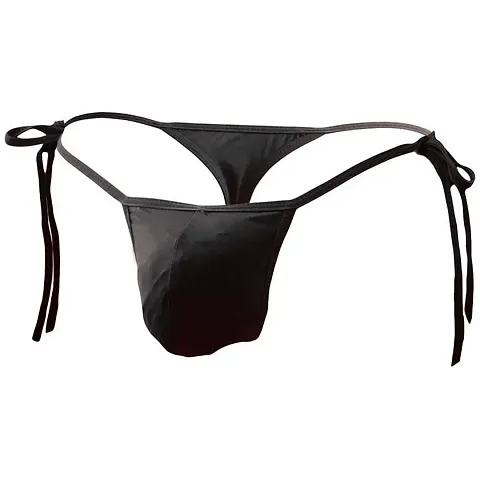 flirty touch Free Size Black Bikini Mens Lingerie - ML-07029