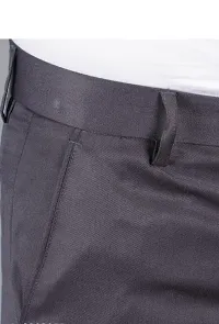 Men's  Formal Trousers for Men ( Dark Grey)-thumb1