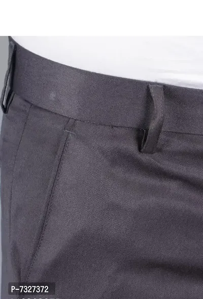Men's  Formal Trousers for Men ( Dark Grey)-thumb2