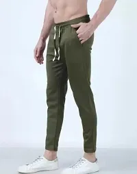 Stylish Fancy Cotton Blend Regular Track Pants For Men Pack Of 1-thumb1