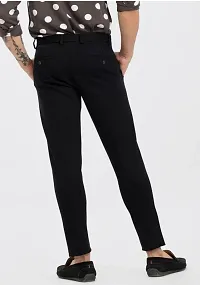 Trendy Denim Black Solid Jeans For Men-thumb3