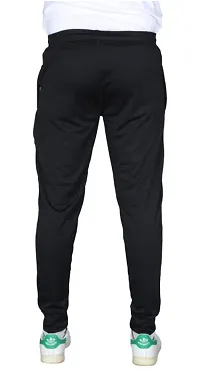 Multicoloured Polyester Regular Track Pants For Men Pack of 2-thumb2