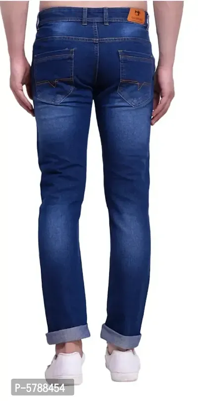 Men's Regular Fit Denim Jeans-thumb3