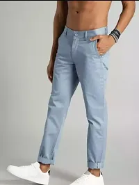 Fancy Cotton Casual Trousers For Men-thumb2