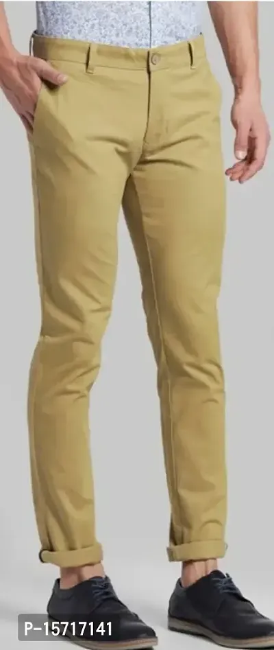 Fancy Cotton Casual Trousers For Men-thumb3