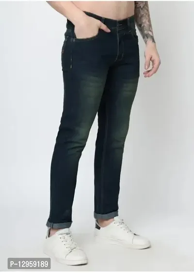 Fancy Polycotton Jeans For Men-thumb2