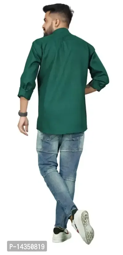 Stylish Men Cotton Blend Short Kurta-thumb3