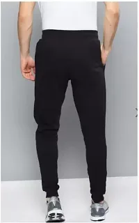 Branded Black Trackpant for Men-thumb1