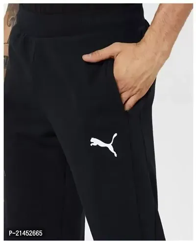 Branded Black Trackpant for Men-thumb3