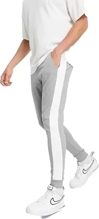 Men's Polyester Blend Slim Fit Joggers-thumb1