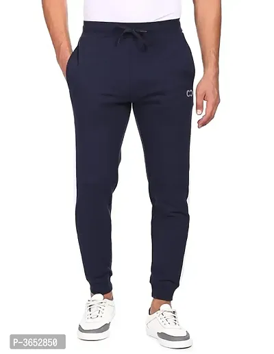 Men's Polyester Blend Slim Fit Joggers-thumb3