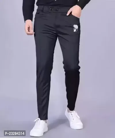 Stylish Men Lycra Casual Trouser Pack of 2-thumb3