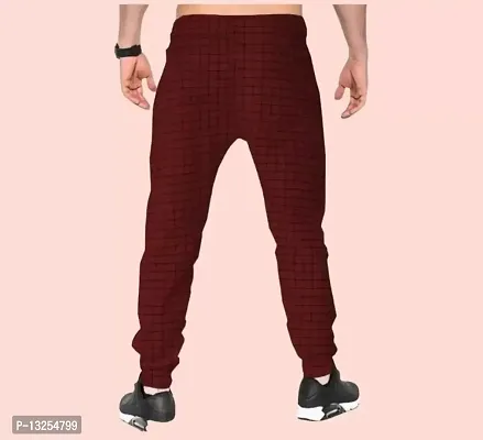 Fancy Cotton Track Pants For Men-thumb2
