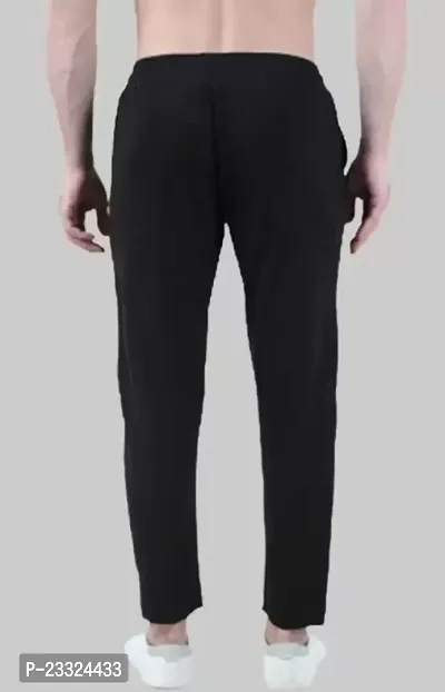 Elegant Polycotton Solid Regular Track Pants For Men-Pack Of 2-thumb2