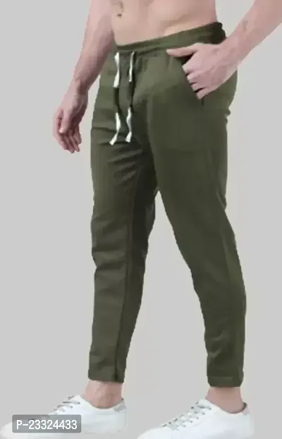 Elegant Polycotton Solid Regular Track Pants For Men-Pack Of 2-thumb3