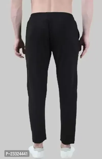 Elegant Polycotton Solid Regular Track Pants For Men-Pack Of 2-thumb3