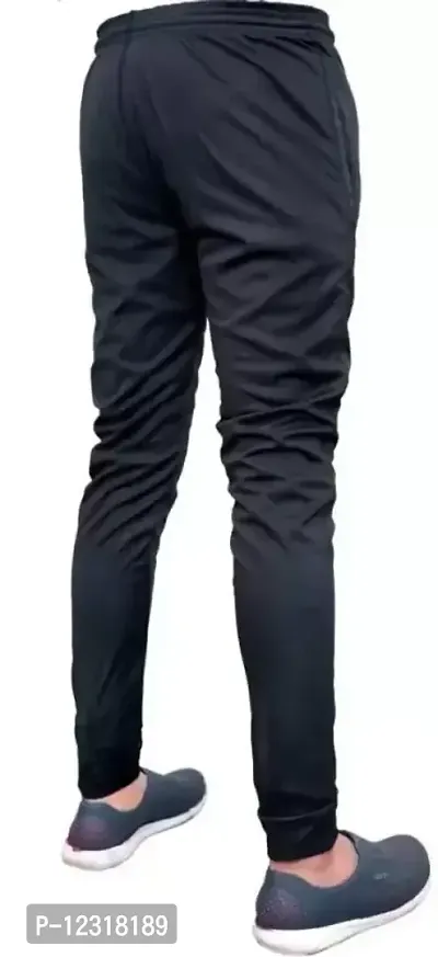 DISSMI? Men's Lightweight Gym Jogger Pants,Men's Workout Sweatpants with 2 Zip Pocket (XL) Black-thumb3