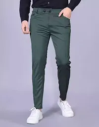 Classic Polycotton Solid Track Pants for Men-thumb2