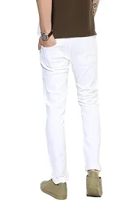 Stylish Cotton Blend Mid-Rise Jeans For Men-thumb2