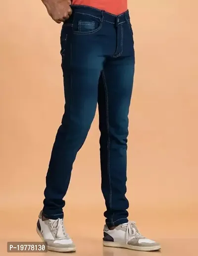 Stylish Multicoloured Denim Mid-Rise Jeans Combo For Men Pack of 2-thumb3