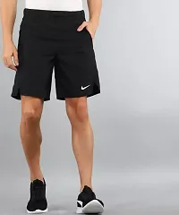 black polyesterr 4 way  shorts for men-thumb1