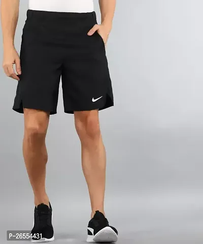 black polyesterr 4 way  shorts for men-thumb2