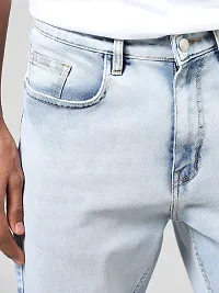 Stylish Polycotton Mid-Rise Jeans For Men-thumb2