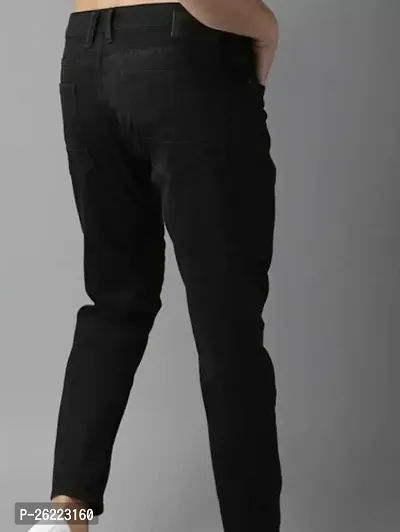 Stylish Denim Mid-Rise Jeans For Men-thumb3