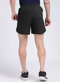 Classic Polyester Solid Shorts for Men-thumb1